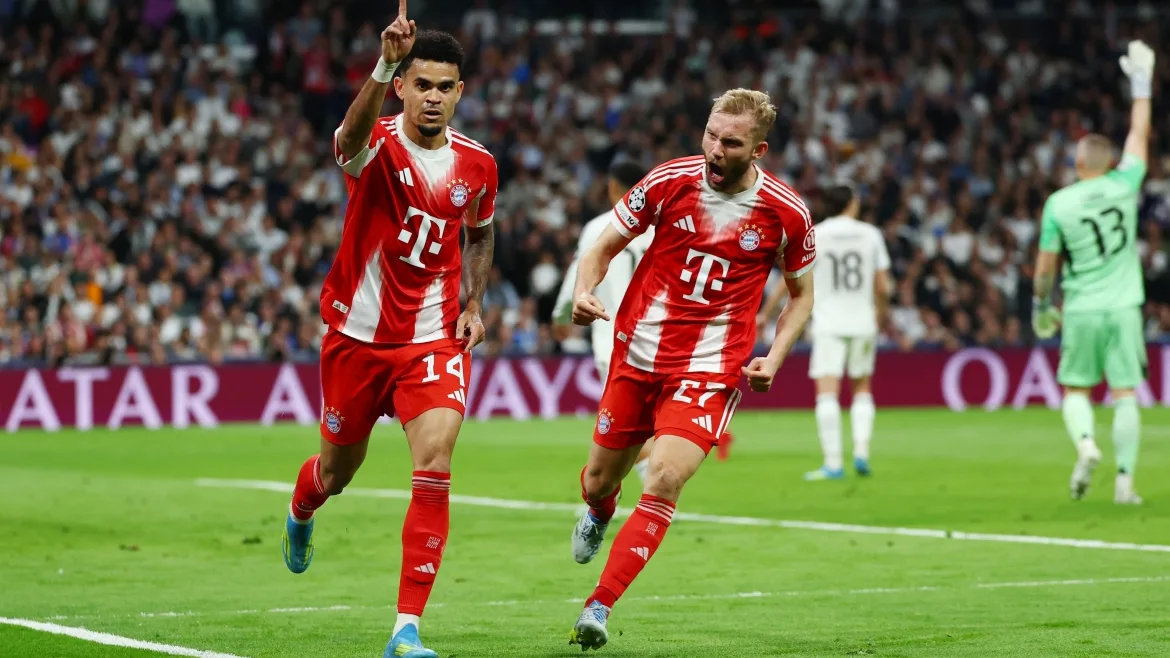 Bayern Munich đối đầu Real Madrid tại Champions League
