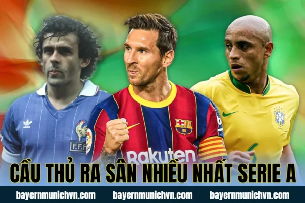 Cầu Thủ Ra Sân Nhiều Nhất Serie A