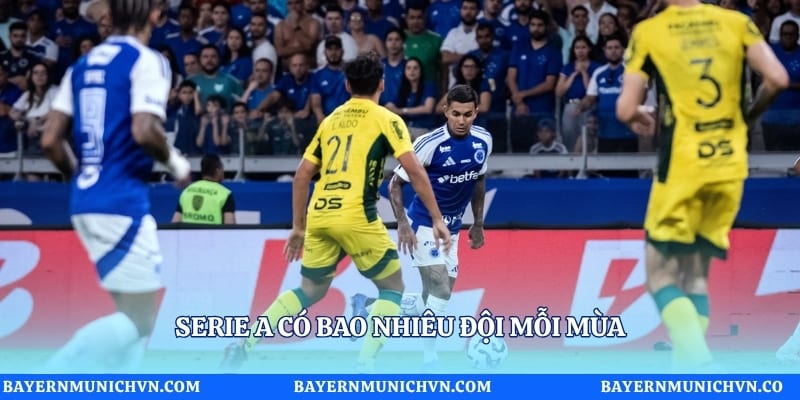 Serie A có bao nhiêu đội mỗi mùa