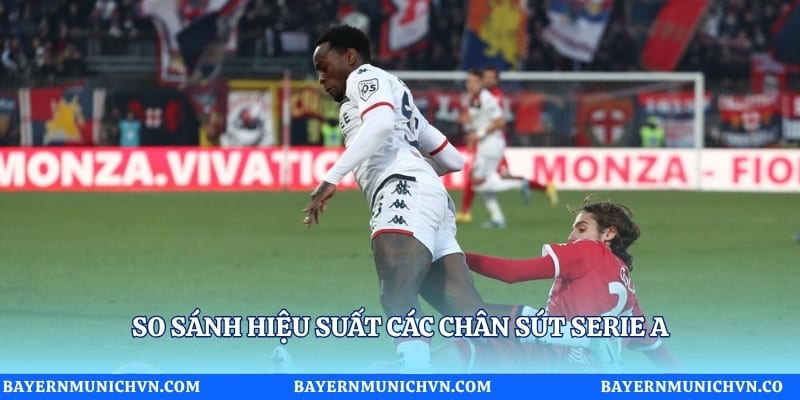 So sánh hiệu suất các chân sút Serie A